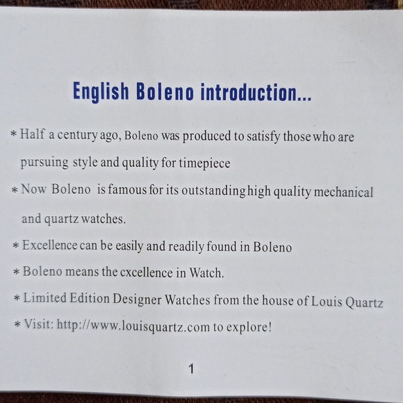 Boleno Wrist Watch for men - Picture 10 of 10